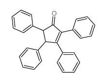 2,3,4,5-tetraphenylcyclopent-2-en-1-one Structure