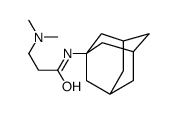 N-(1-adamantyl)-3-(dimethylamino)propanamide结构式