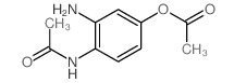 (4-acetamido-3-amino-phenyl) acetate结构式