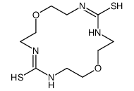 1,9-dioxa-4,6,12,14-tetrazacyclohexadecane-5,13-dithione结构式