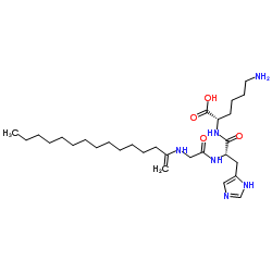 Myristoyl tripeptide-1结构式