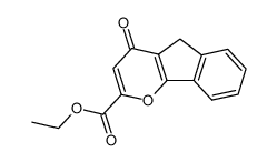 4,5-Dihydro-4-oxy-indeno[1.2-b]pyran-2-carbonsaeureethylester结构式