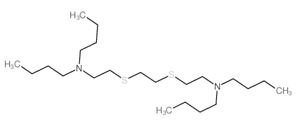 N-butyl-N-[2-[2-[2-(dibutylamino)ethylsulfanyl]ethylsulfanyl]ethyl]butan-1-amine Structure