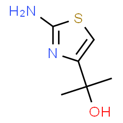 4-Thiazolemethanol,2-amino--alpha-,-alpha--dimethyl- Structure