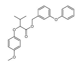 (3-phenoxyphenyl)methyl 2-(4-methoxyphenoxy)-3-methylbutanoate Structure