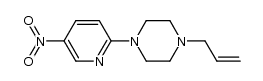 1-Allyl-4-(5-nitropyridin-2-yl)piperazine结构式