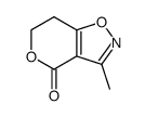 4H-Pyrano[3,4-d]isoxazol-4-one,6,7-dihydro-3-methyl-(9CI)结构式