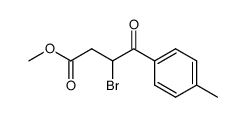 Methyl 3-bromo-4-keto-4-(4'-methylphenyl)butanoate结构式