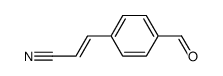 2-Propenenitrile, 3-(4-formylphenyl)- (9CI) structure