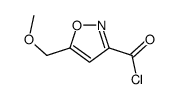 5-(methoxymethyl)-1,2-oxazole-3-carbonyl chloride结构式