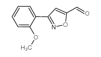 3-(2-METHOXY-PHENYL)-ISOXAZOLE-5-CARBALDEHYDE structure
