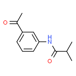 Propanamide, N-(3-acetylphenyl)-2-Methyl- Structure