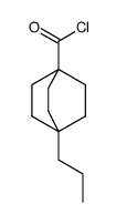 Bicyclo[2.2.2]octane-1-carbonyl chloride, 4-propyl- (9CI)结构式