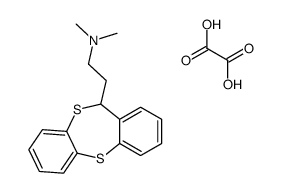 2-(6H-benzo[c][1,5]benzodithiepin-6-yl)-N,N-dimethylethanamine,oxalic acid Structure
