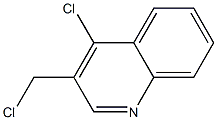 4-chloro-3-chloromethyl-quinoline结构式