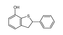 2-phenyl-2,3-dihydrobenzo[b]thiophen-7-ol结构式