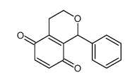 1-phenyl-3,4-dihydro-1H-isochromene-5,8-dione Structure