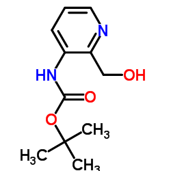 (2-羟甲基-3-吡啶基)-氨基甲酸叔丁酯结构式