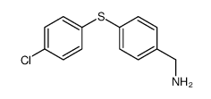 [4-(4-chlorophenyl)sulfanylphenyl]methanamine Structure