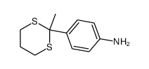 4-(2-methyl-1,3-dithian-2-yl)aniline Structure