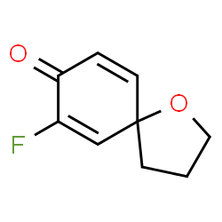 1-Oxaspiro[4.5]deca-6,9-dien-8-one,7-fluoro-结构式