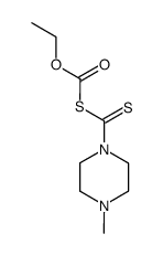 S-ethoxycarbonyl 4-methyl-1-piperazinecarbodithioate结构式