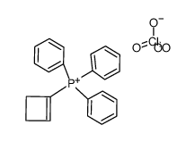 (1-cyclobutenyl)triphenylphosphonium perchlorate Structure