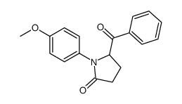 5-benzoyl-1-(4-methoxyphenyl)pyrrolidin-2-one Structure