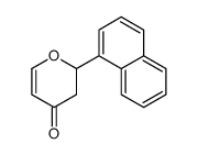 2-naphthalen-1-yl-2,3-dihydropyran-4-one Structure