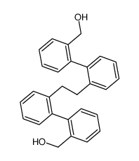 2,2'-bis-(2-hydroxymethyl-phenyl)-bibenzyl结构式