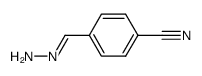 Benzonitrile, 4-(hydrazonomethyl)- (9CI) Structure