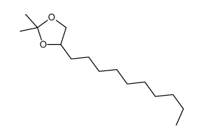 4-decyl-2,2-dimethyl-1,3-dioxolane Structure