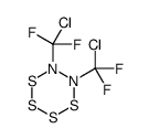 5,6-bis[chloro(difluoro)methyl]tetrathiadiazinane Structure