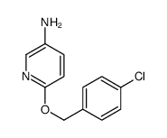 6-[(4-chlorophenyl)methoxy]pyridin-3-amine结构式