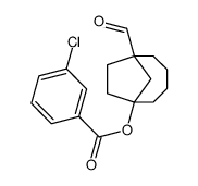 (1-formyl-6-bicyclo[4.2.1]nonanyl) 3-chlorobenzoate Structure
