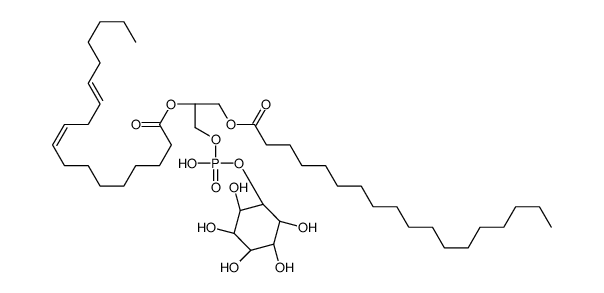 1-stearoyl-2-linoleoyl-sn-glycero-3-phospho-1D-myo-inositol Structure
