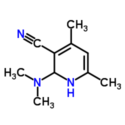 2-(Dimethylamino)-4,6-dimethyl-1,2-dihydro-3-pyridinecarbonitrile Structure