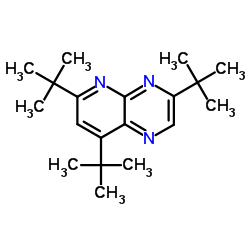 3,6,8-Tri-tert-butylpyrido[2,3-b]pyrazine Structure