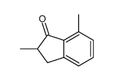 2,7-dimethyl-2,3-dihydroinden-1-one结构式