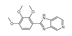 2-(2,3,4-trimethoxyphenyl)-3H-imidazo[4,5-c]pyridine结构式