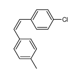 (Z)-1-(4-chlorophenyl)-2-(4-methylphenyl)ethene Structure