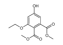 dimethyl 3-ethoxy-5-hydroxybenzene-1,2-dicarboxylate结构式