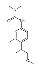 3-[4-(1-methoxypropan-2-yl)-3-methylphenyl]-1,1-dimethylurea结构式