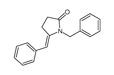 1-benzyl-5-benzylidenepyrrolidin-2-one结构式