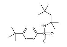 4-tert-butyl-N-(2,4,4-trimethylpentan-2-yl)benzenesulfonamide Structure