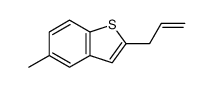 5-methyl-2-prop-2-enyl-1-benzothiophene结构式