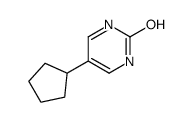 5-cyclopentyl-1H-pyrimidin-2-one结构式