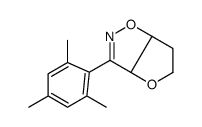 3-(2,4,6-trimethylphenyl)-3a,5,6,6a-tetrahydrofuro[2,3-d][1,2]oxazole结构式