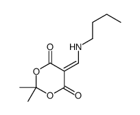 5-(butylaminomethylidene)-2,2-dimethyl-1,3-dioxane-4,6-dione结构式