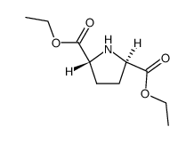 trans-Pyrrolidin-2,5-dicarbonsaeurediethylester Structure